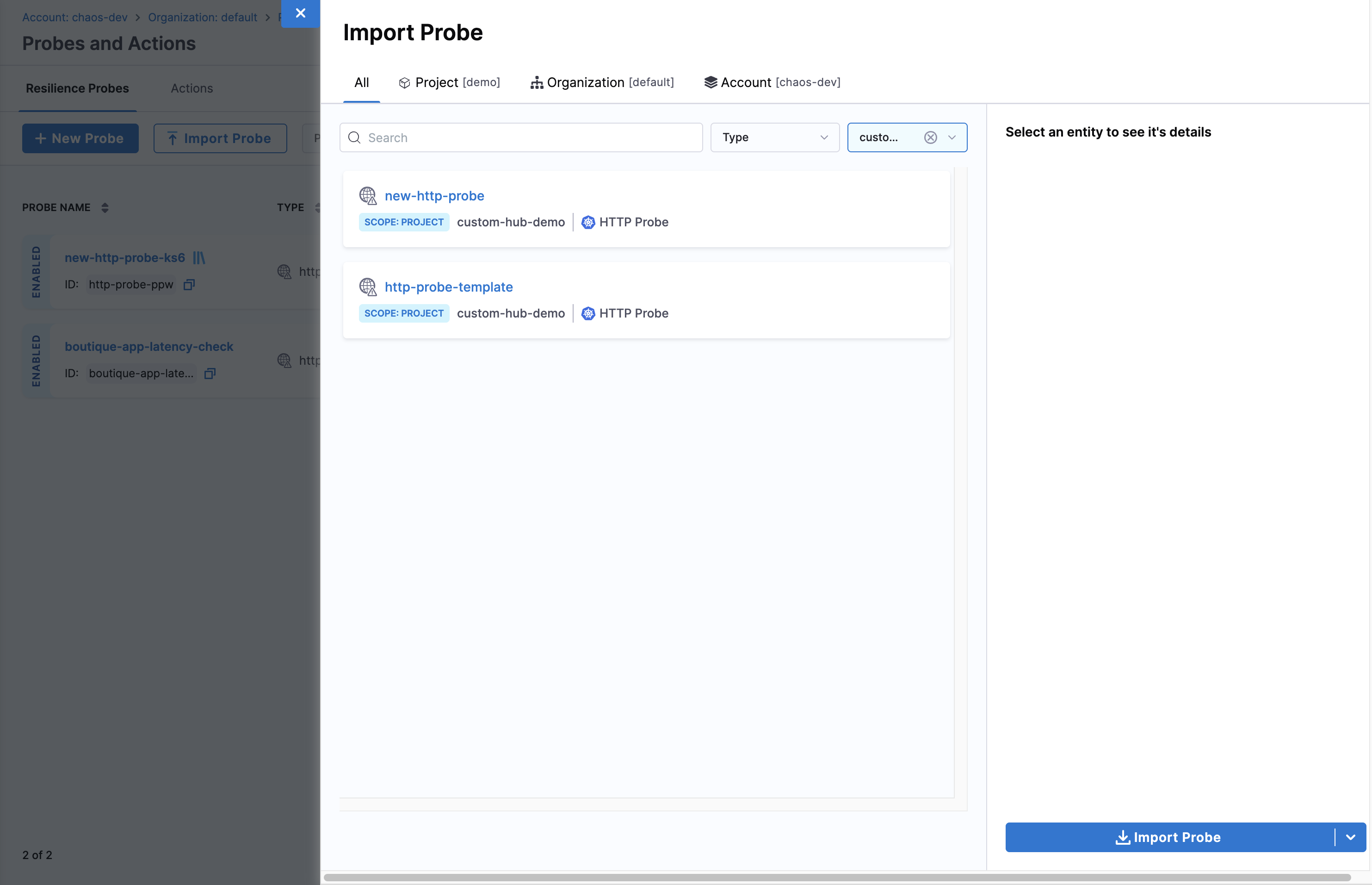 import templates